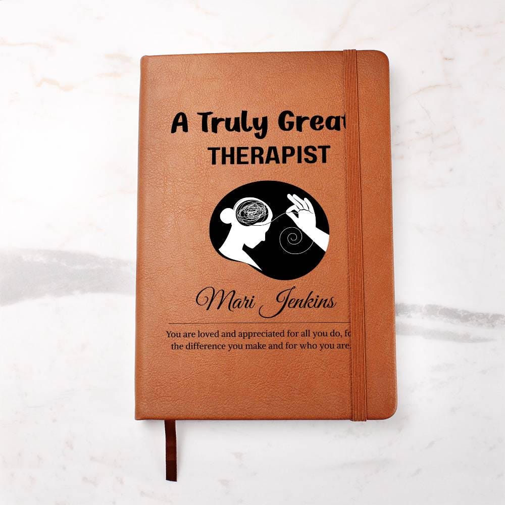 Therapist Gift Personalized Journal – Counseling Gift – view 9