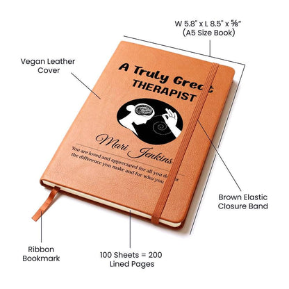 Therapist Gift Personalized Journal – Counseling Gift – view 10