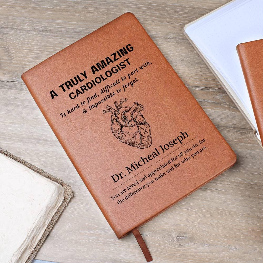 Cardiologist Gift Personalized Journal – Heart Doctor Gift – view 7