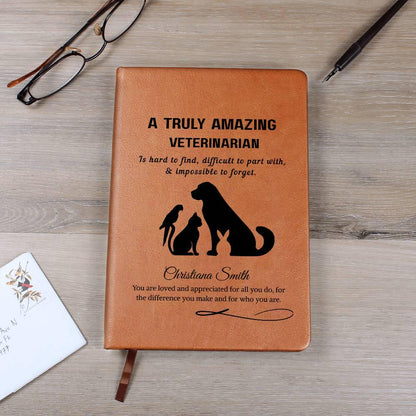 Veterinarian Gift Personalized Journal – Gift for Vet Doctor – view 10