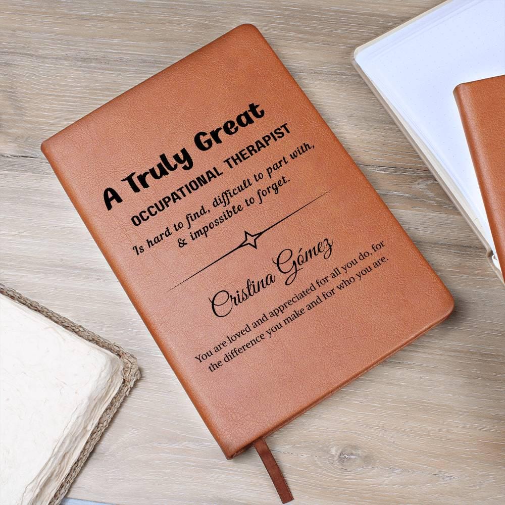 Occupational Therapist Gift Personalized Journal – Gift for OT – view 6