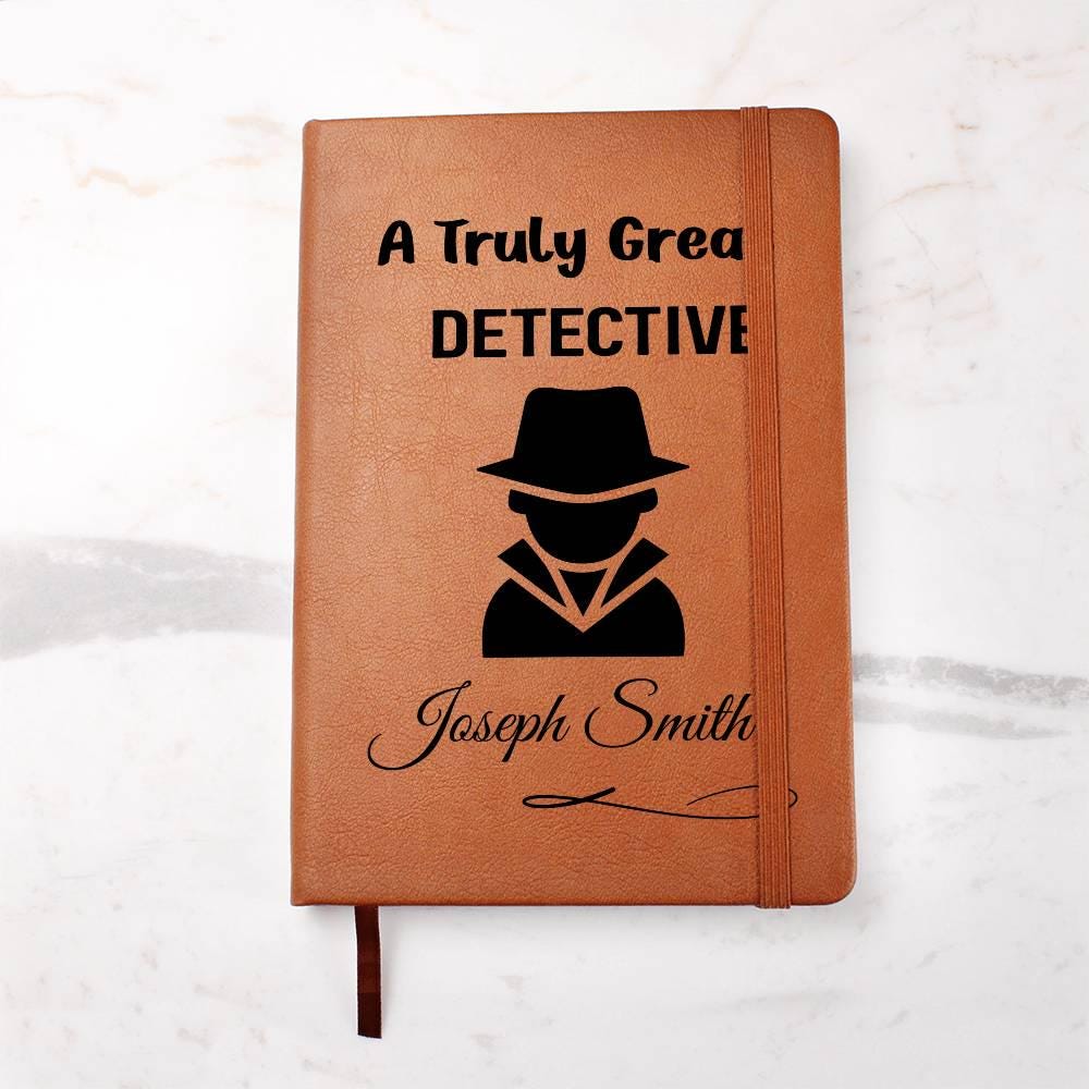 Detective Gift Personalized Journal – Gift for Private Investigator – view 2