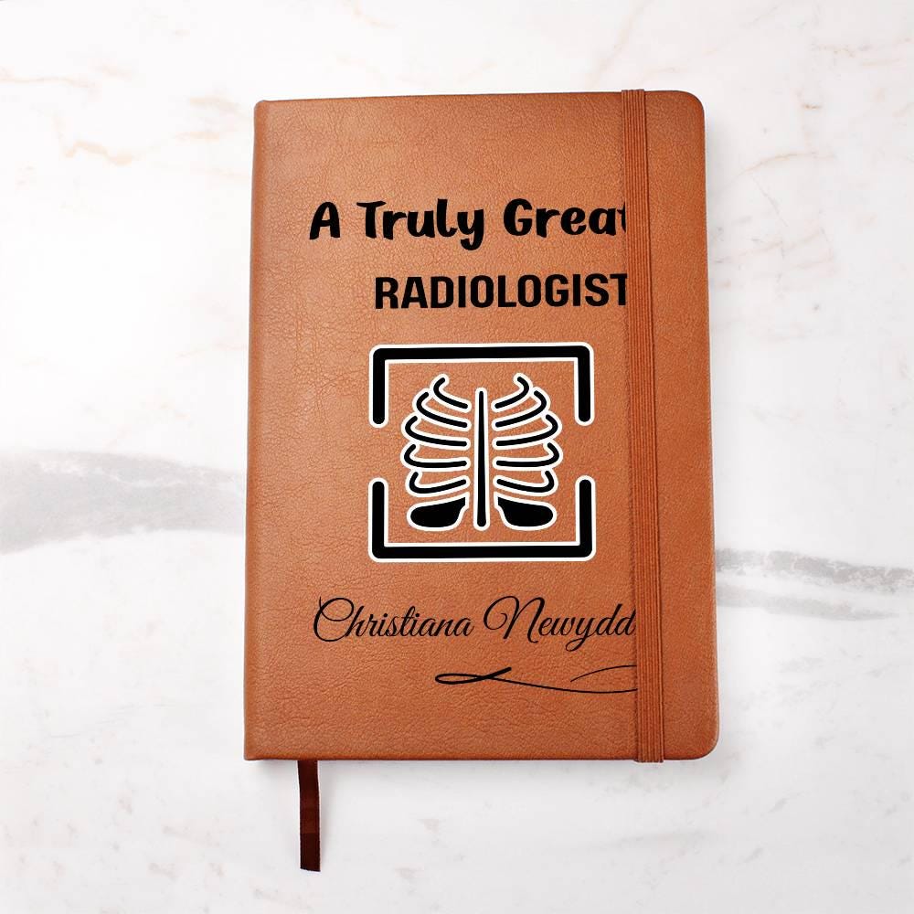 Radiologist Gift Personalized Journal – Gift for Radiology Technicians – view 3