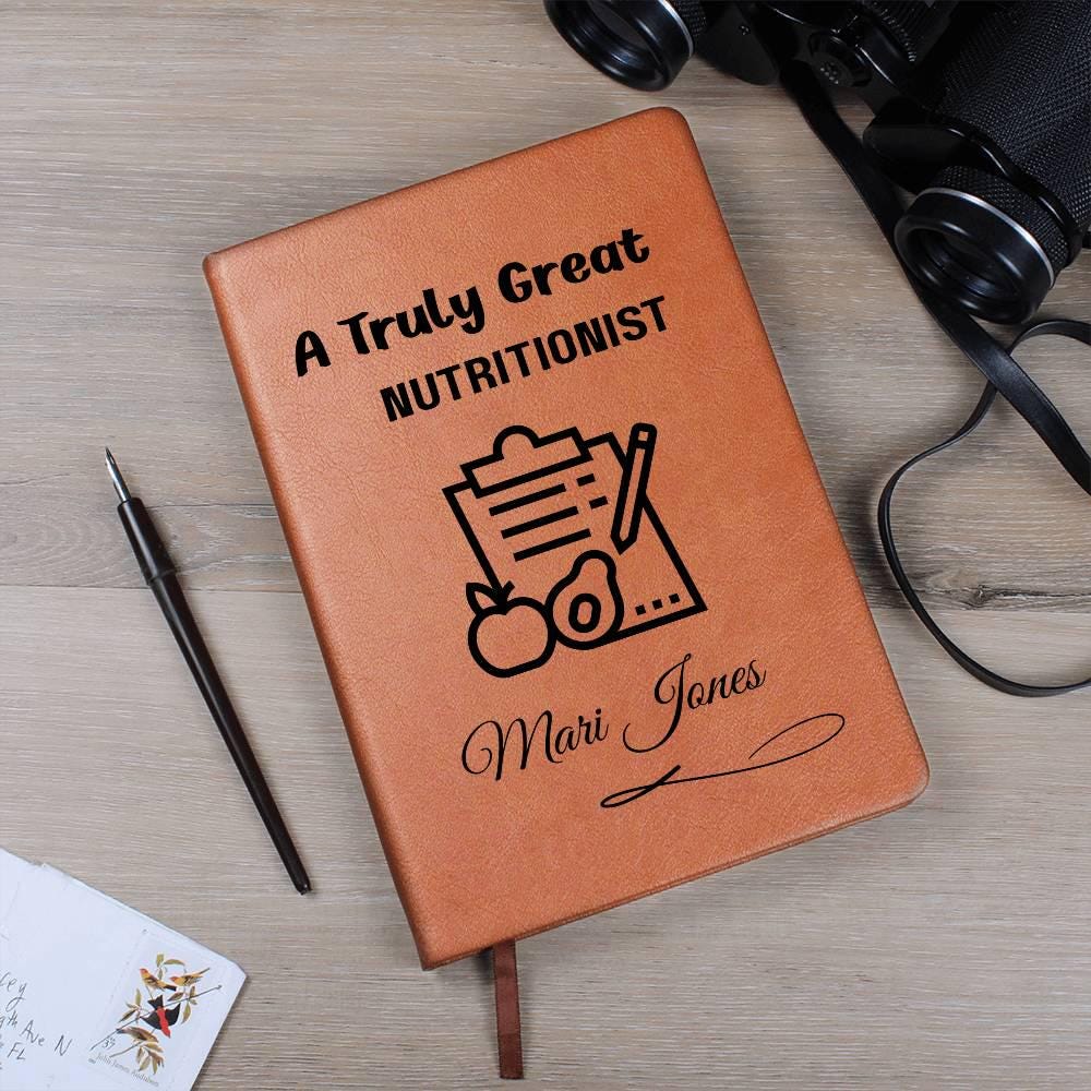 Nutritionist Gift Personalized Journal – Registered Dietitian – view 5