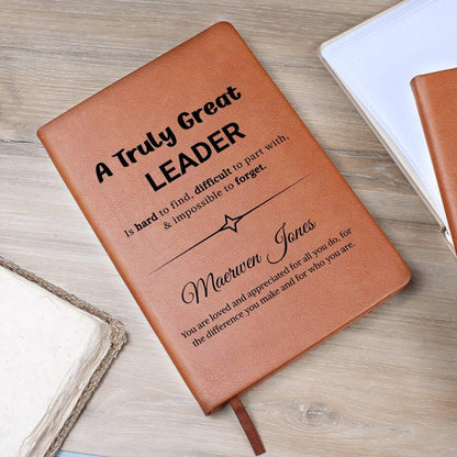 Leader Gift Personalized Journal – Gift for Coach – view 5