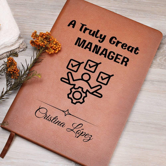 Manager Gift Personalized Journal – Gift for Boss