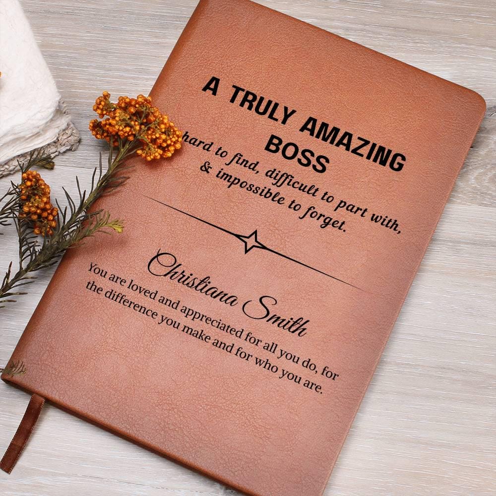 Boss Gift Personalized Journal – Gift for Boss Appreciation – view 7