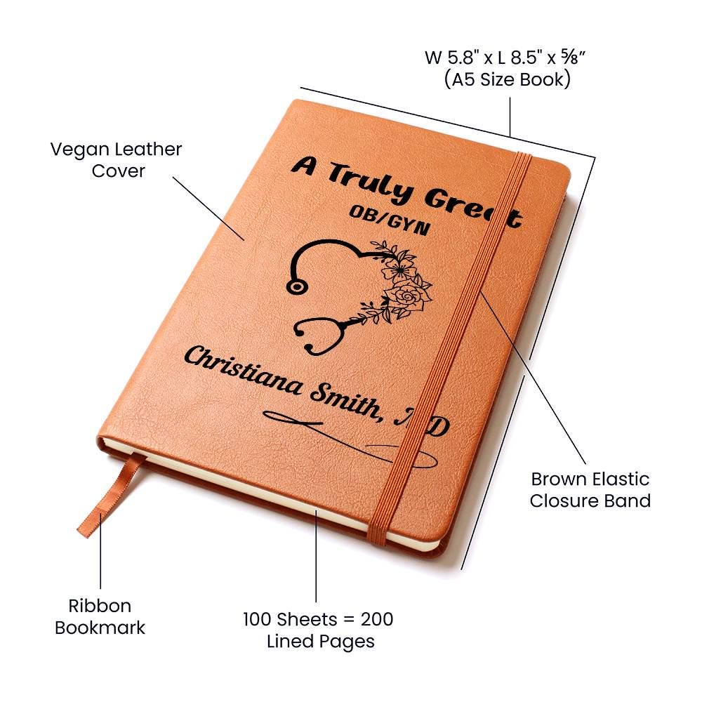 OBGYN Gift Personalized Journal – Gift for Gynecologists – view 3