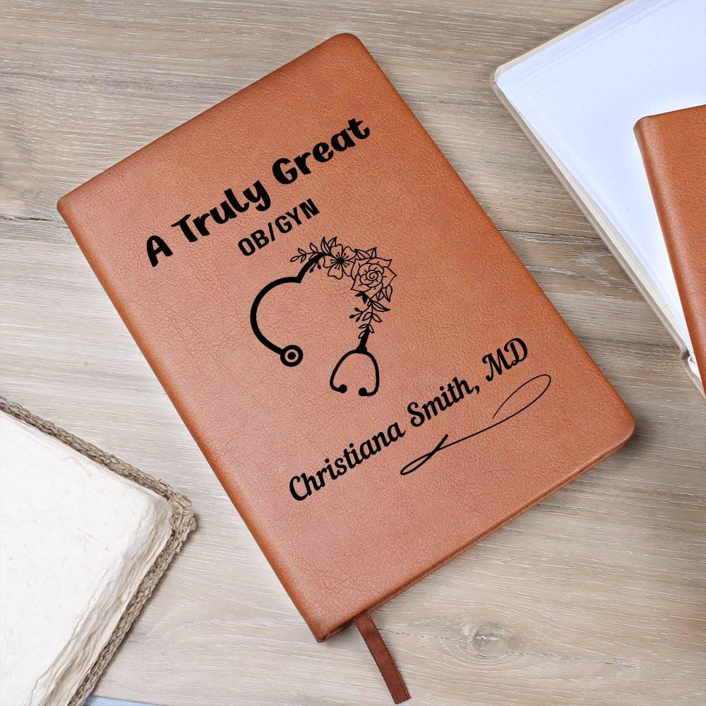 OBGYN Gift Personalized Journal – Gift for Gynecologists – view 9