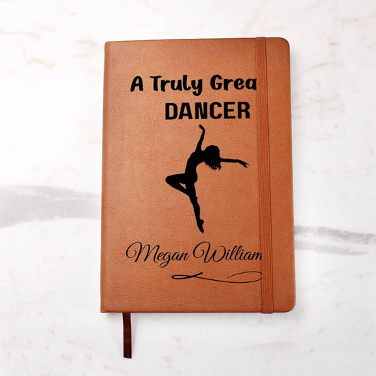 Dancer Gift Personalized Journal – Gift for Dancers – view 2