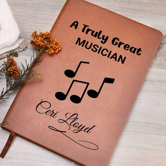 Musician Gift Personalized Journal – Band Member Gift