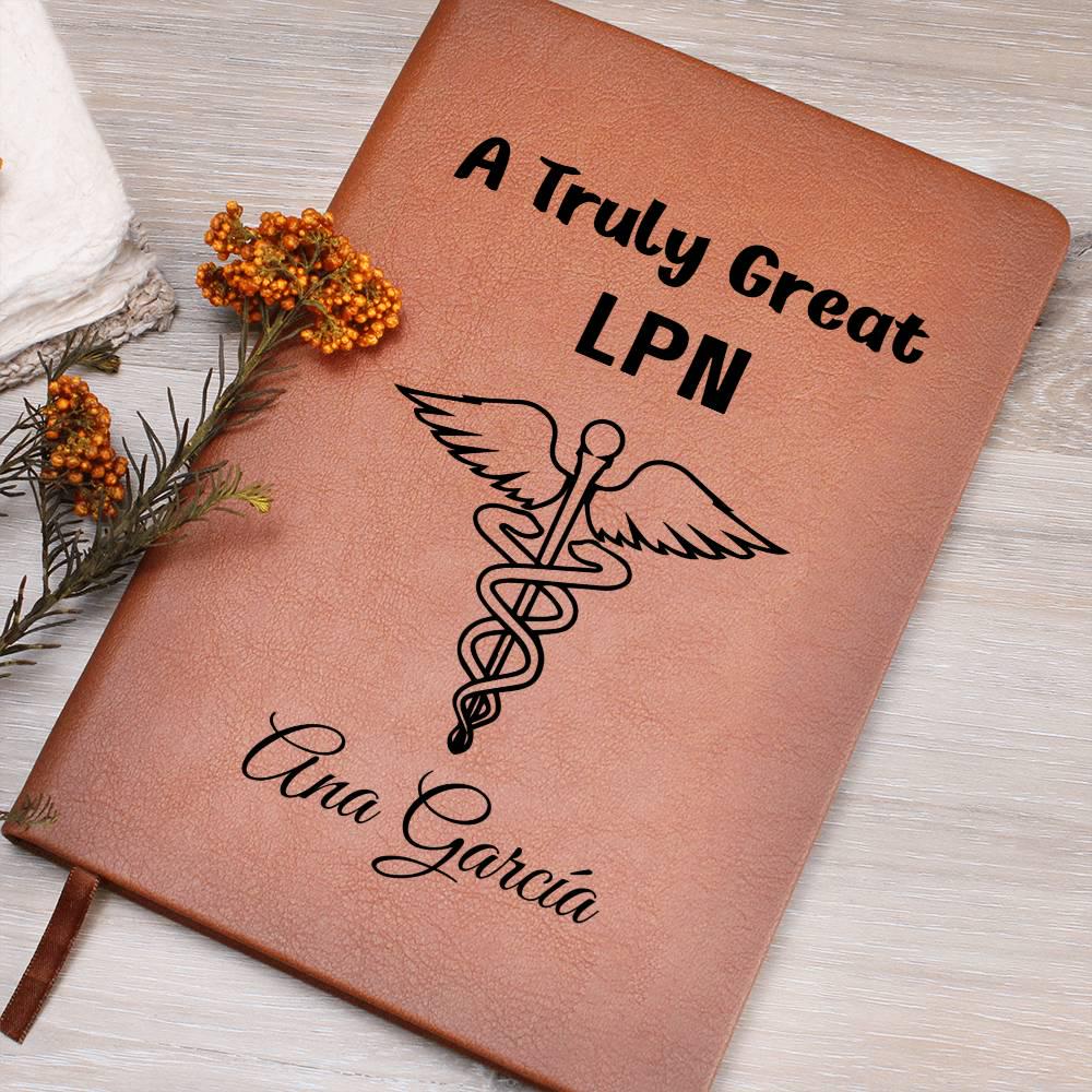 LPN Gift Personalized Journal – Gift for Licensed Practical Nurses – view 5