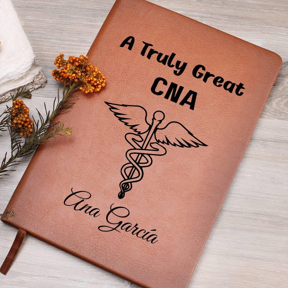 CNA Gift Personalized Journal – Gift for CNA Nurse – view 8