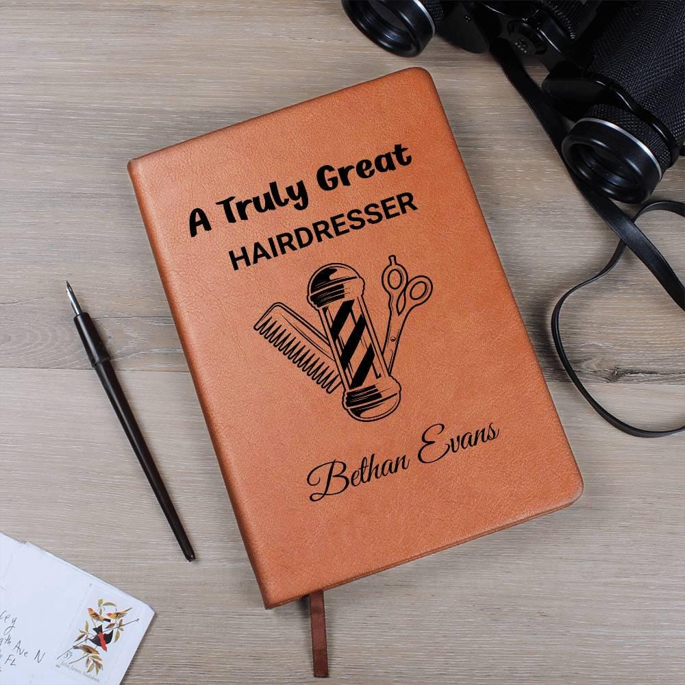 Hairdresser Gift Personalized Journal – Funny Hairdresser – view 6