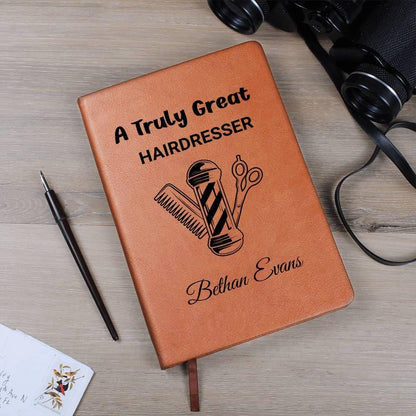 Hairdresser Gift Personalized Journal – Funny Hairdresser – view 6
