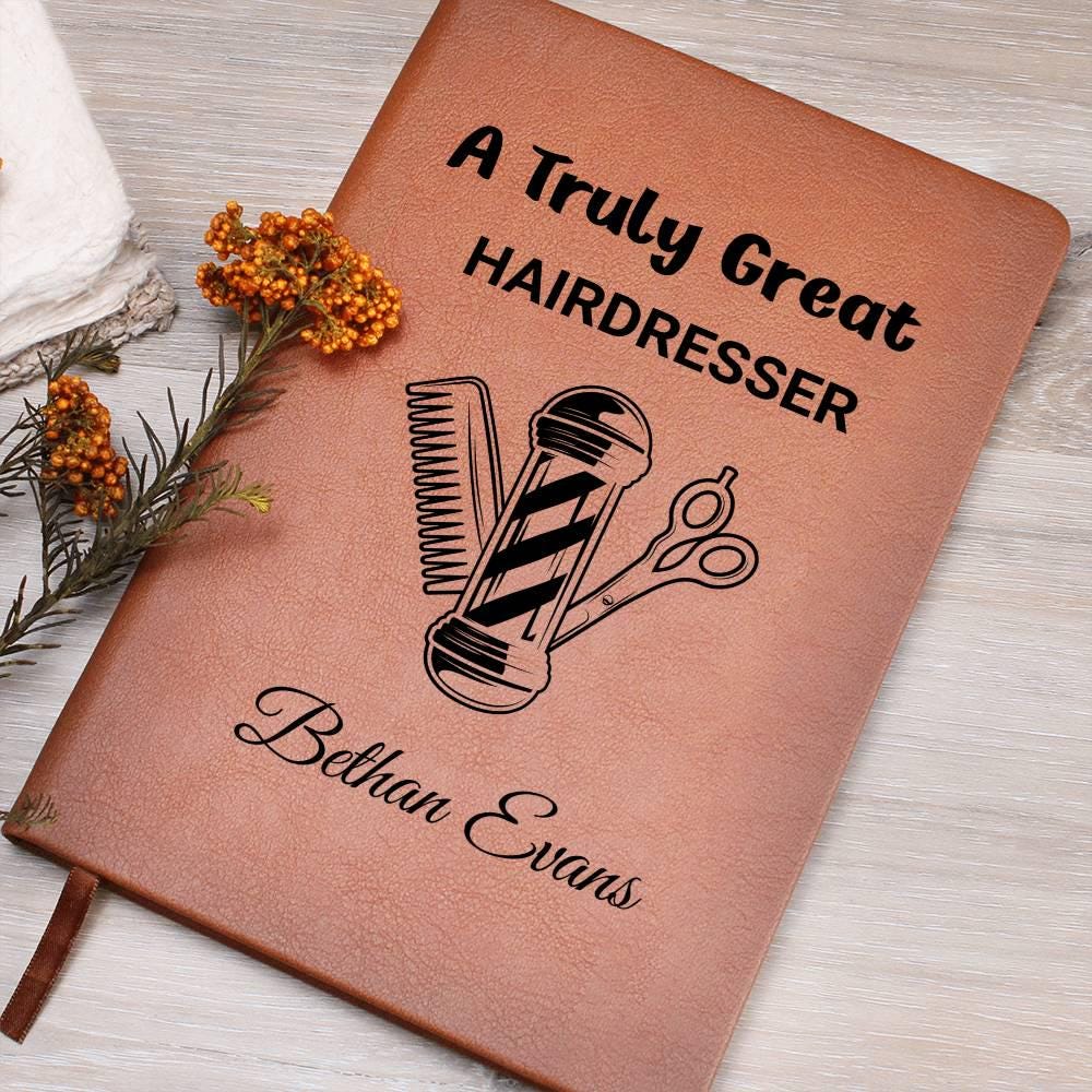 Hairdresser Gift Personalized Journal – Funny Hairdresser