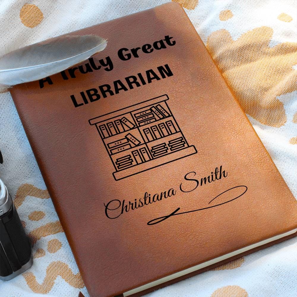 Librarian Gift Personalized Journal – Gift for School Librarian – view 4