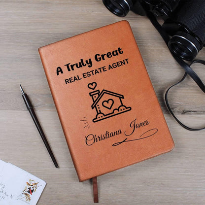 Real Estate Agent Gift Personalized Journal – Realtor Closing Gift – view 5