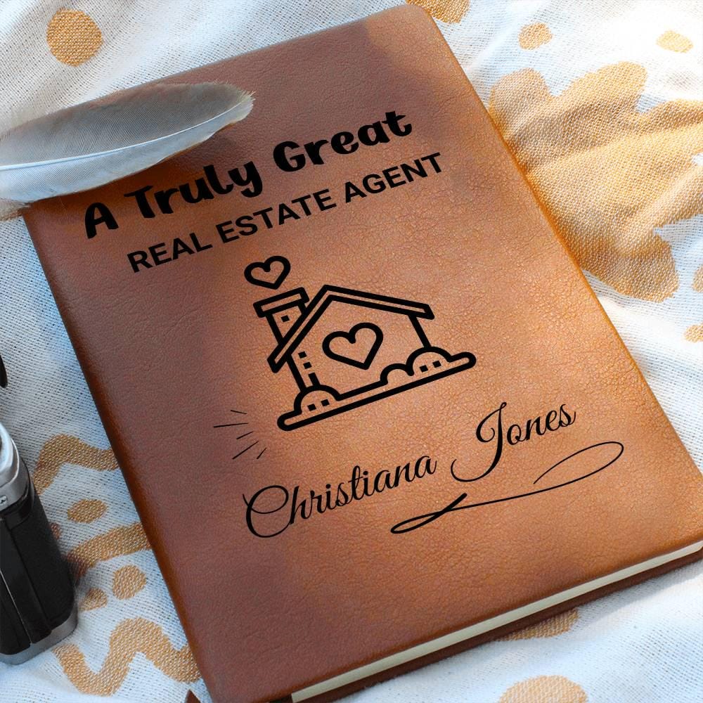 Real Estate Agent Gift Personalized Journal – Realtor Closing Gift