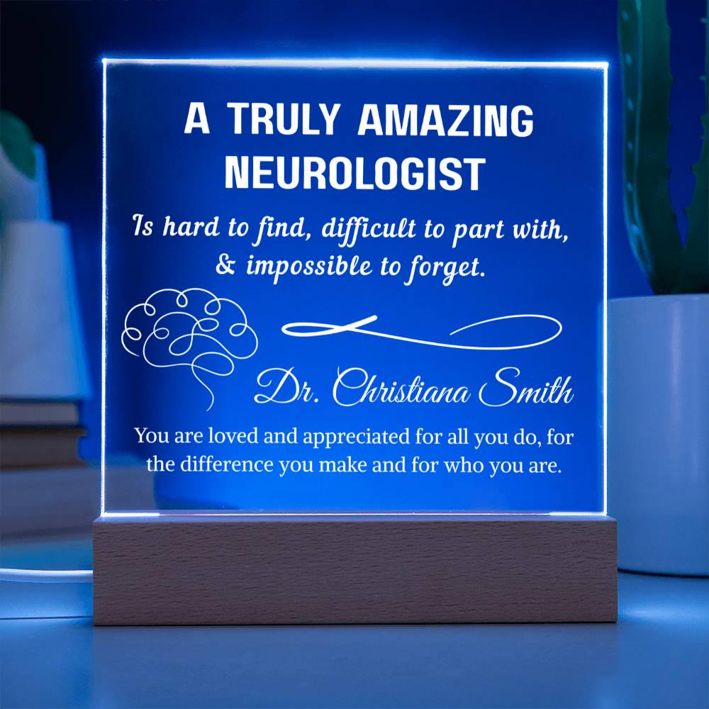 Neurologist Acrylic Plaque Gift – Neurology Gifts – view 2