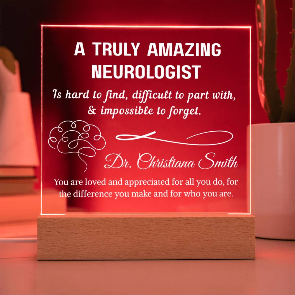 Neurologist Acrylic Plaque Gift – Neurology Gifts – view 4