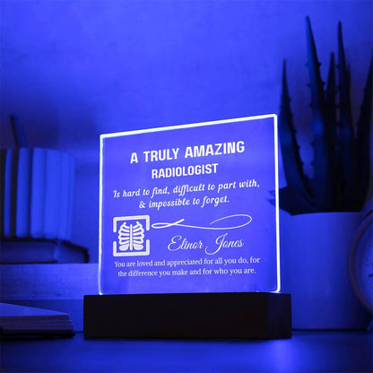 Radiologist Personalized Acrylic Plaque – Radiology Gifts – view 10