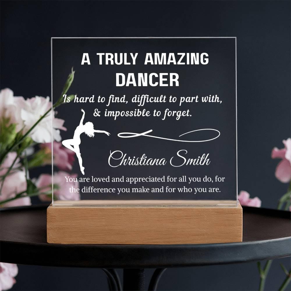 Dancer Acrylic Plaque Gift – Personalized Gift for Dancer – view 4