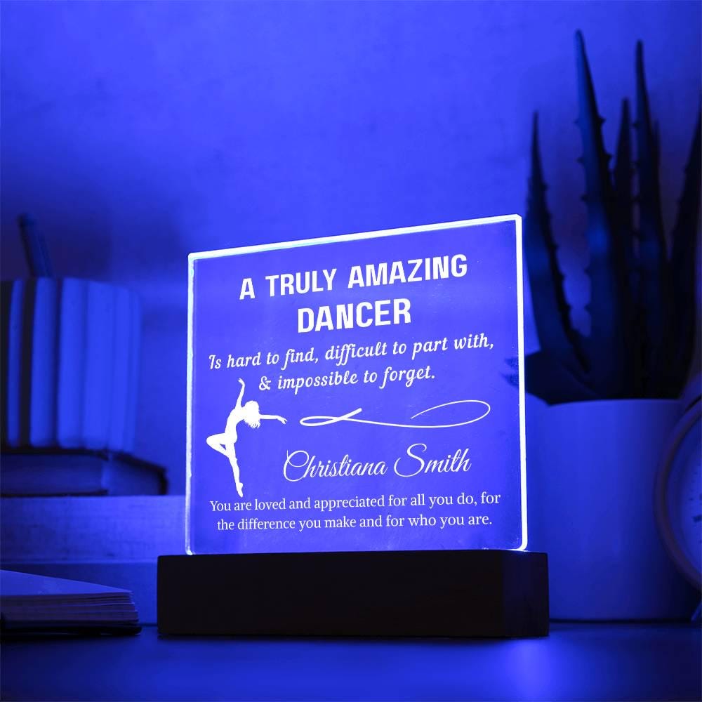 Dancer Acrylic Plaque Gift – Personalized Gift for Dancer – view 8