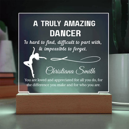 Dancer Acrylic Plaque Gift – Personalized Gift for Dancer – view 9