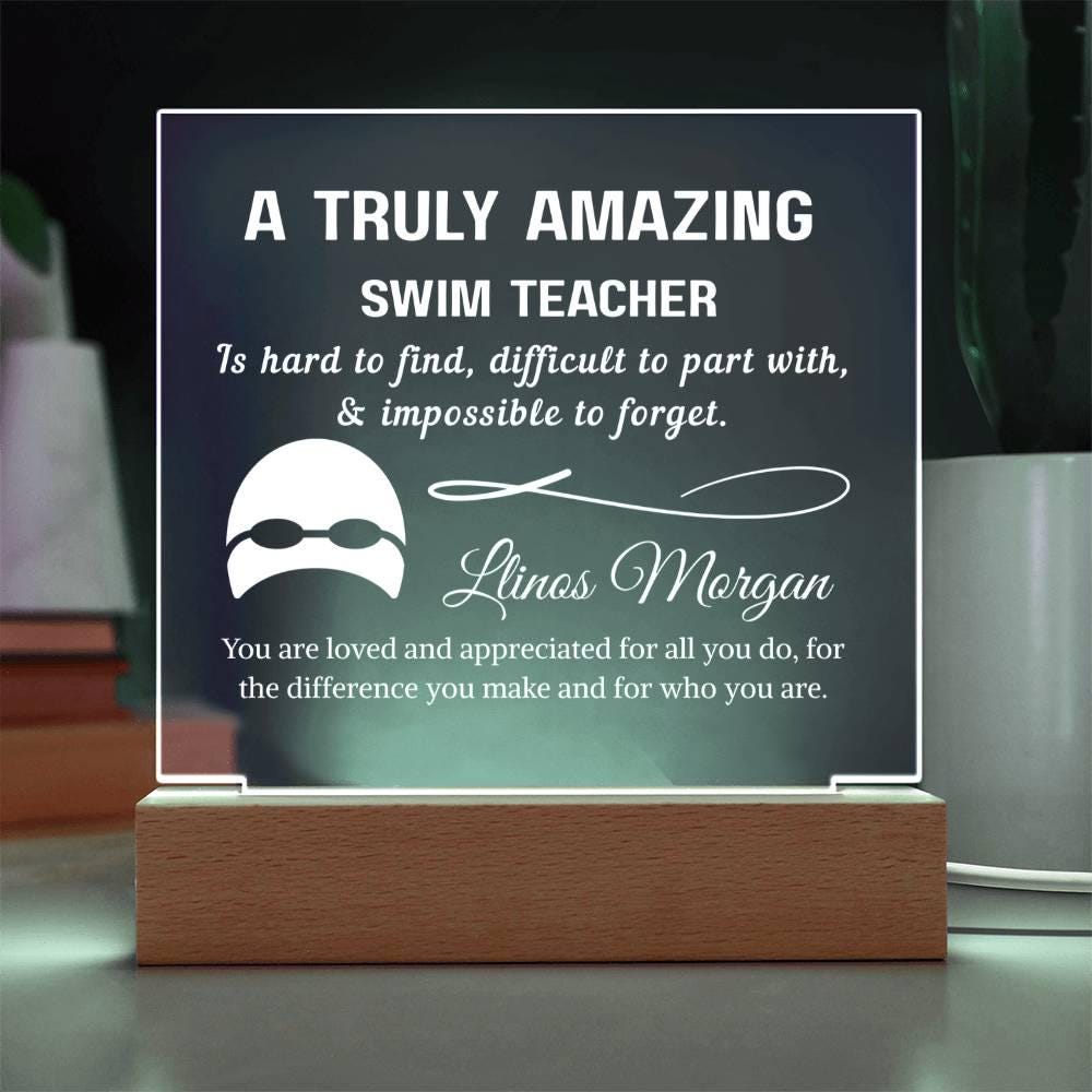 Swim Teacher Gift Personalized Plaque – Gift for Swim Instructor – view 9