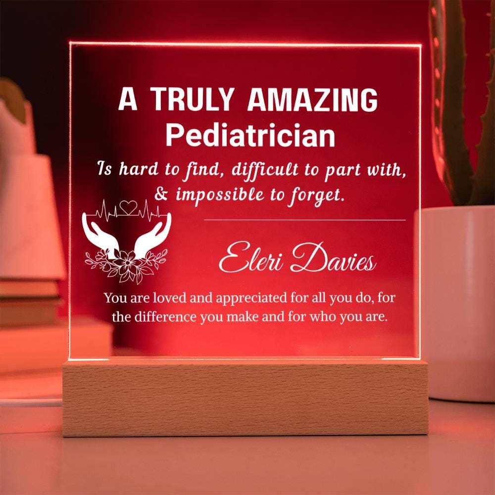 Pediatrician Gift Personalized Plaque – Gift for Baby Doctor – view 8