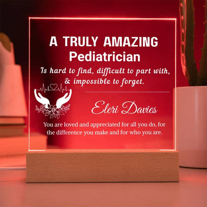 Pediatrician Gift Personalized Plaque – Gift for Baby Doctor – view 8