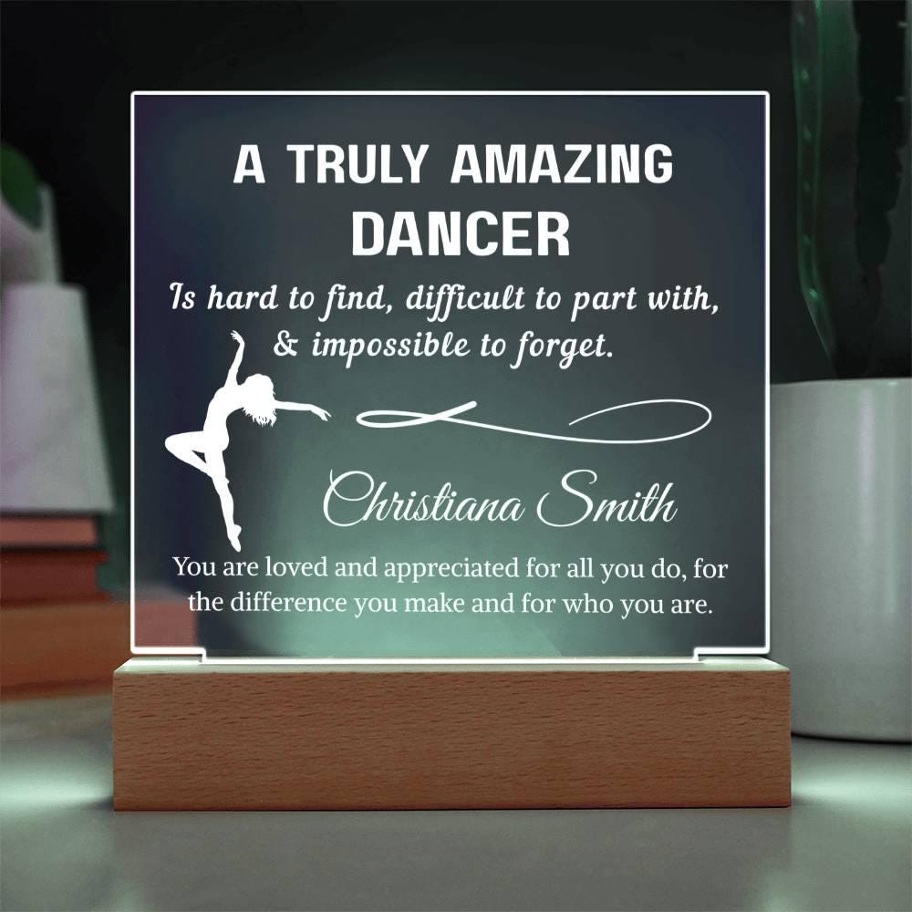 Dancer Acrylic Plaque Gift – Personalized Gift for Dancer