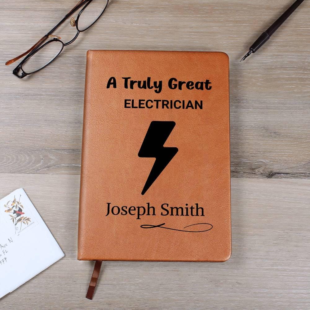 Electrician Gift Personalized Journal – Electrical Engineer