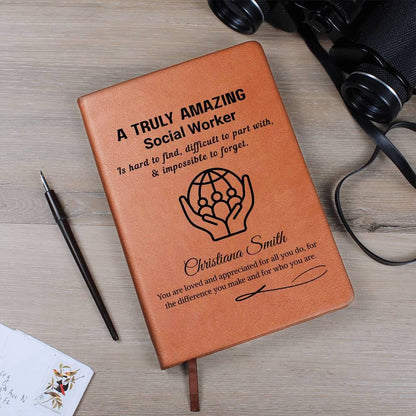 Social Worker Gift Personalized Journal – Social Work Month