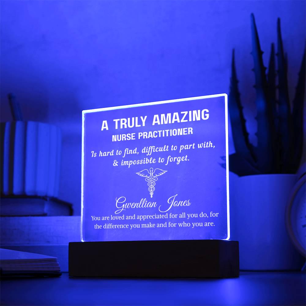 Nurse Practitioner Gift Personalized Plaque – New NP Gifts – view 9