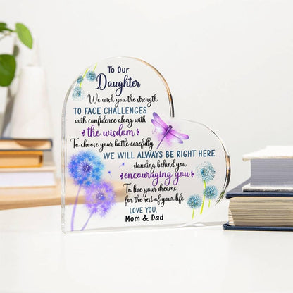 To Our Daughter Personalized Gift from Mom & Dad