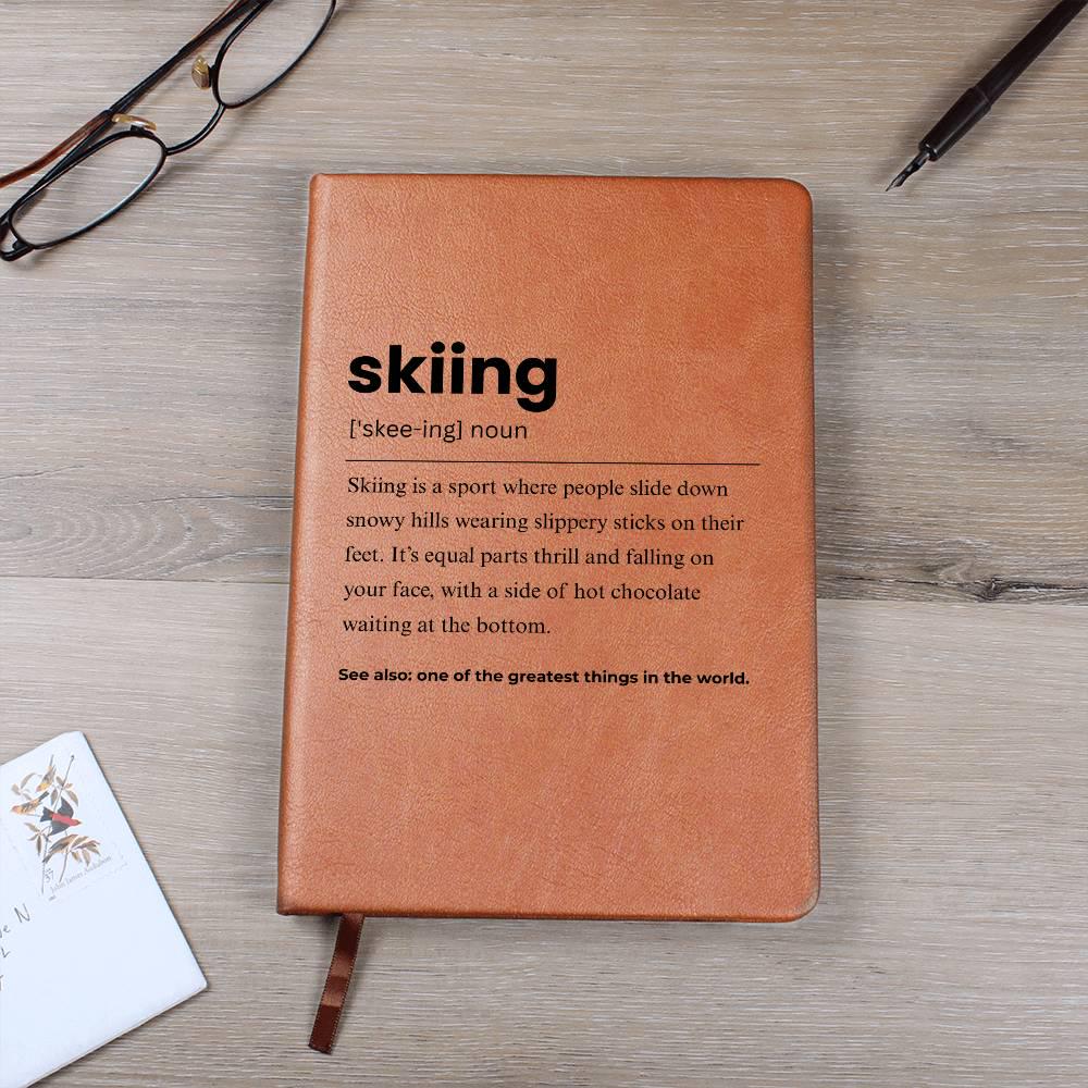 Skiing Definition Personalized Journal – Gift for Skiers – view 9