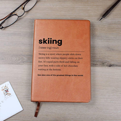 Skiing Definition Personalized Journal – Gift for Skiers – view 9