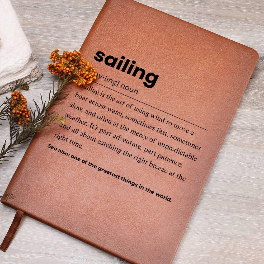 Sailing Definition Personalized Journal – Gifts for Sailor – view 5