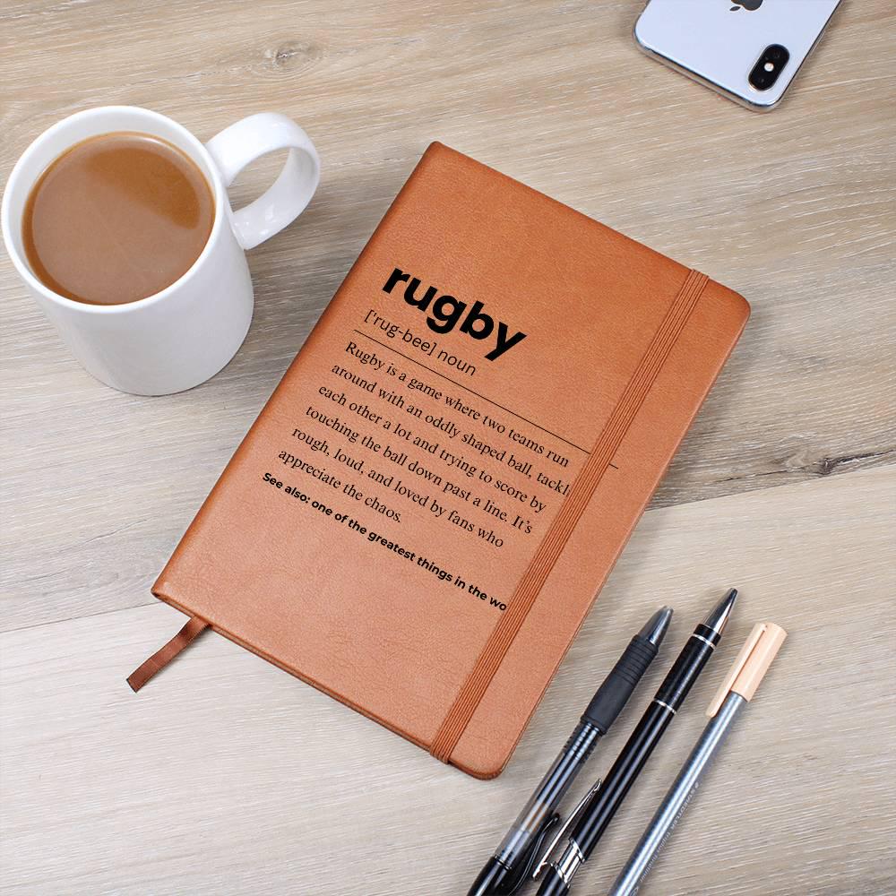 Rugby Definition Personalized Journal – Gift for Rugby Player – view 8