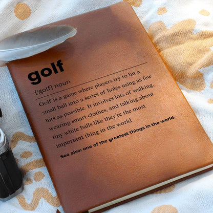Golf Definition Personalized Journal – Gift for Golfer