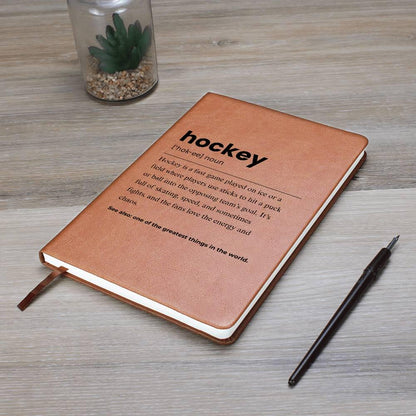 Hockey Definition Personalized Journal – Gift for Hockey Player – view 10