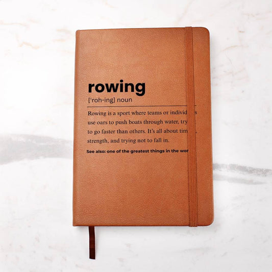 Rowing Definition Personalized Journal – Gift for Rowers – view 2