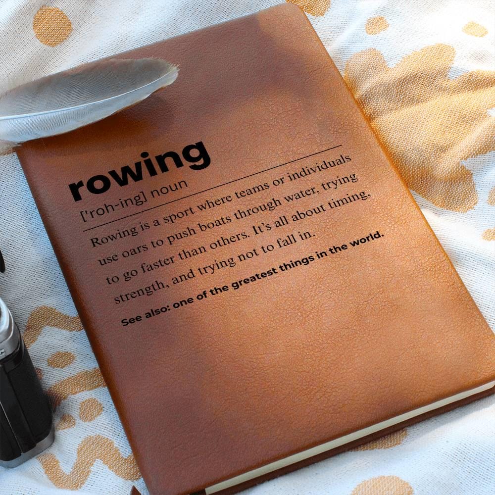 Rowing Definition Personalized Journal – Gift for Rowers