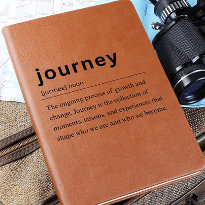 Journey Definition Leather Journal – Wellness Journal – view 2