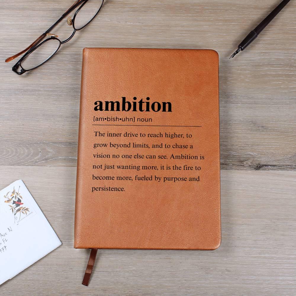 Ambition Definition Personalized Journal – Business Owner Gift – view 8