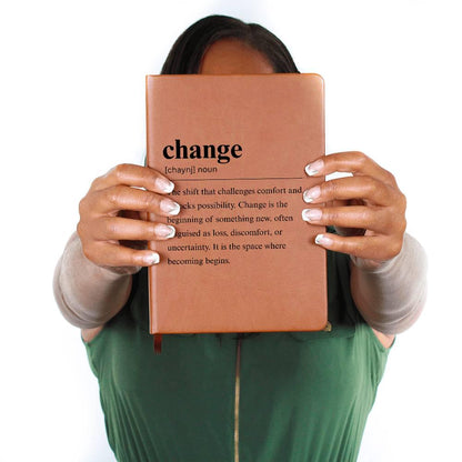 Change Definition Personalized Journal – Business Owner Gift – view 5
