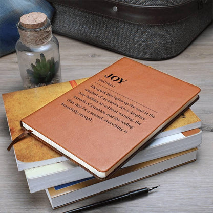 Joy Definition Leather Journal – Gratitude Journal – view 8