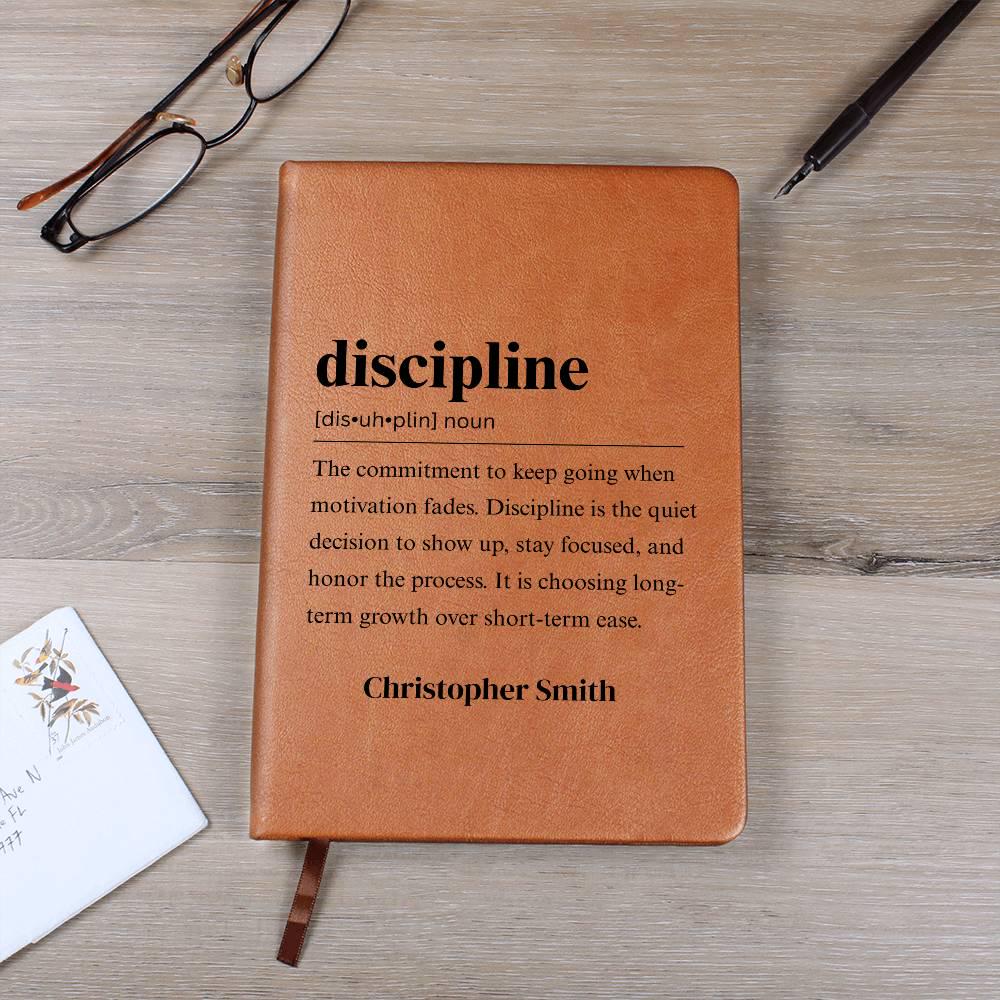 Discipline Definition Journal – Personalized Motivation Gift – view 7